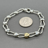Estate Tiffany & Co. SS 18 Heart Link Bracelet