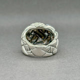Estate David Yurman SS Woven Cable Chain Ring