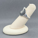 Estate John Hardy SS 1.35ctw Black Sapphire Ring