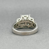 Estate 14K W Gold 1.48ctw G-I/SI1-2 Diamond Cocktail Ring