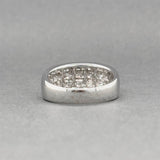 Estate 18K W Gold 1.06ctw Diamond Ring