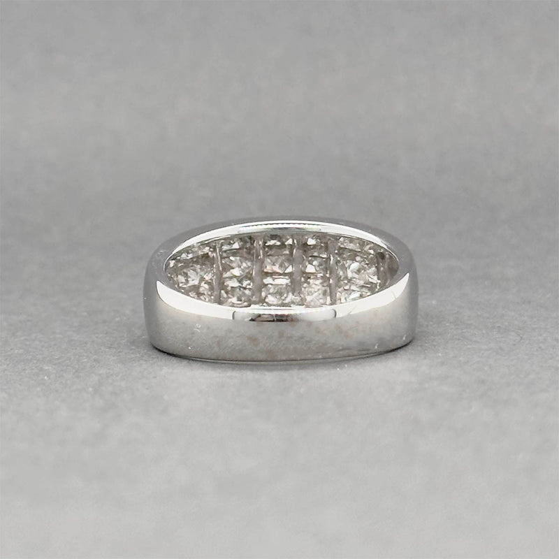 Estate 18K W Gold 1.06ctw Diamond Ring