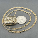 Estate Lumiere 14K Y Gold 0.67ctw Diamond Purse Pendant