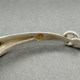 Estate Movado SS 18 13.89ct Blue Topaz Bracelet