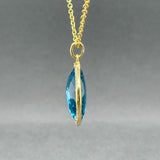 Estate Ippolita 18K Y Gold 21.2ct Topaz & 0.24ctw Diamond Lollipop Pendant