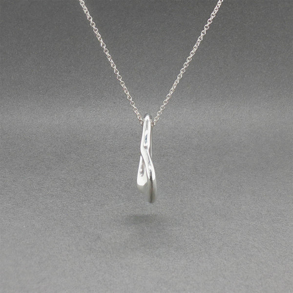 Estate Tiffany & Co. SS Peretti 22mm Open Heart Pendant