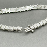 Estate 14K W Gold 2.24ctw I-J/I1-2 Diamond Tennis Bracelet