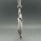 Estate Scott Kay SS Angel Wing Cross Pendant