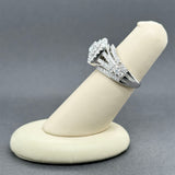 Estate 14K W Gold 2.06ctw H-I/SI2-I1 Diamond Cocktail Ring