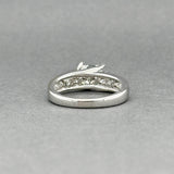 Bague de fiançailles en diamant taille princesse Estate en or 14 carats W 1,58 cttw G/SI2