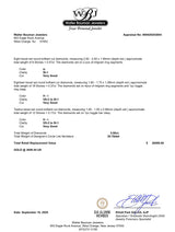 Estate Judith Ripka 18K W Gold 5.80ctw Diamond Garland Circle Necklace