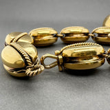 Estate Vintage 18K Y Gold Perfume Bracelet