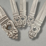 Estate Royal Danish International Silver SS 5pc Dinner Flatware Set