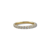 14K Y Gold 1.00ctw G/SI1 French Pave Diamond Band