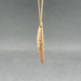 Estate 14K R Gold Drop Pendant