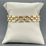 Estate 14K Y Gold Link Bracelet