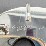 Estate Earl Lee SS Navajo Multistone Bear Pin