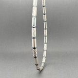 Estate Tiffany & Co. SS Hematite Aztec Zigzag Necklace