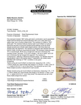 Estate 18K W Gold 0.66ctw I-J/SI2-I1 Diamond Floral Collar Necklace