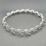 Estate 18K W Gold 3.51ctw G-H/SI1-2 Diamond Fringe Chocker Necklace