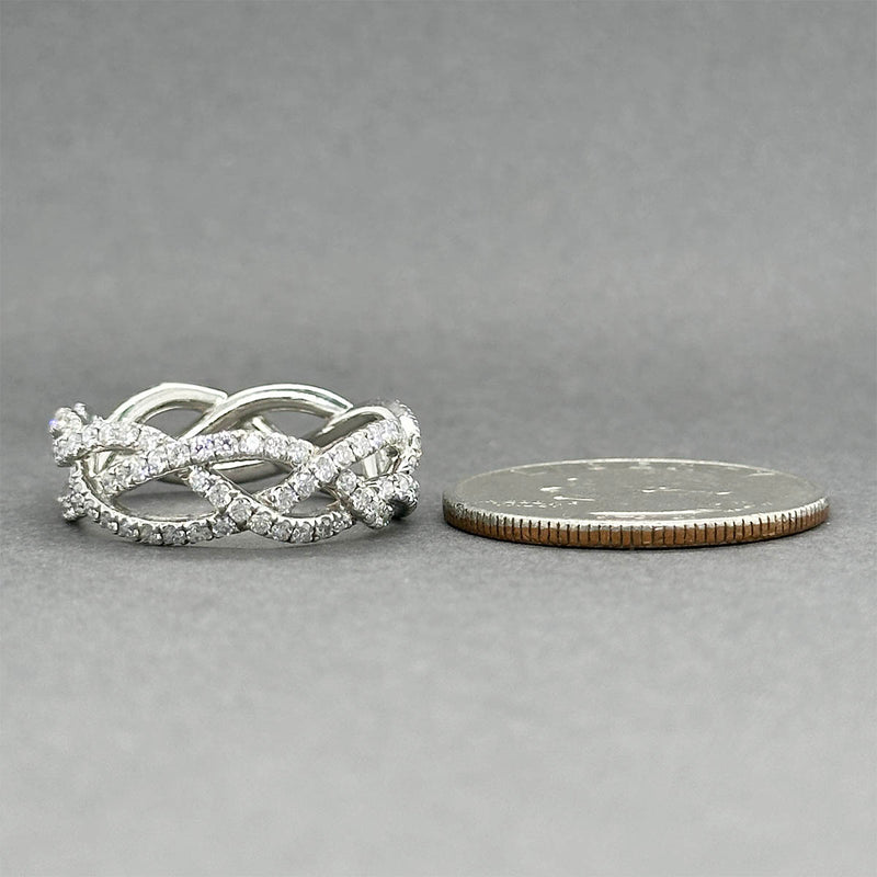 Estate David Yurman Platinum Wisteria 1.35ctw Diamond Ring