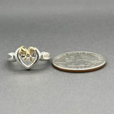 Estate Tiffany & Co. SS 18 Heart Bow Ring