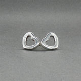 Estate Tiffany & Co. SS Heart Stud Earrings