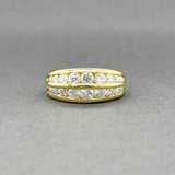 Estate 18K Y Gold 1.23ctw F-G/VS2-SI1 Diamond Ring