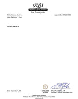 Estate 14K W Gold 1.04ctw Sapphire & 0.28ctw Diamond X Ring