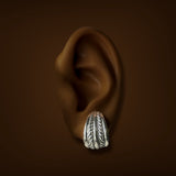 Estate David Yurman SS 18 Thoroughbred Shrimp Earrings