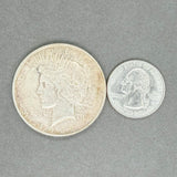 Estate 1922 0.900 Fine Silver $1 Lady Liberty Peace Dollar Coin b - Walter Bauman Jewelers