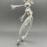 Estate SS Turquoise Squash Blossom Necklace