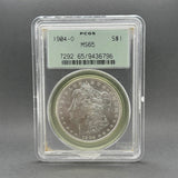 Estate 0.9 Fine Silver 1904-O Morgan Dollar Coin PCGS MS65