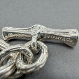 Estate Tiffany & Co. SS Bamboo Curb Bracelet