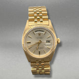 Estate Rolex 18K Y Gold Day Date Men’s Automatic Watch Ref#1803