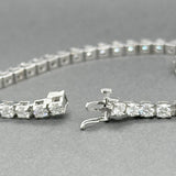 Estate 14K W Gold 4.64ctw G-H/VS2-SI1 Diamond Tennis Bracelet