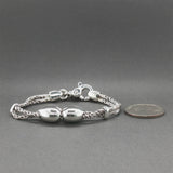 Estate Tiffany & Co. SS Double Heart Rope Bracelet