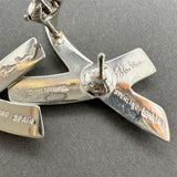 Estate Tiffany & Co SS Picasso Graffiti X Earrings