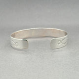 Estate SS Turquoise Cuff Bracelet