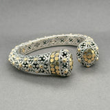 Estate John Hardy SS 18 Dot Kickstand Cuff Bracelet
