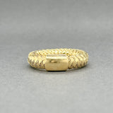 Estate Roberto Coin 18K Y Gold Primavera Flexi Ring