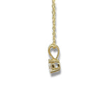YGP Sterling 0.50ct  F-G/VS2 Lab Created Solitaire Diamond Pendant