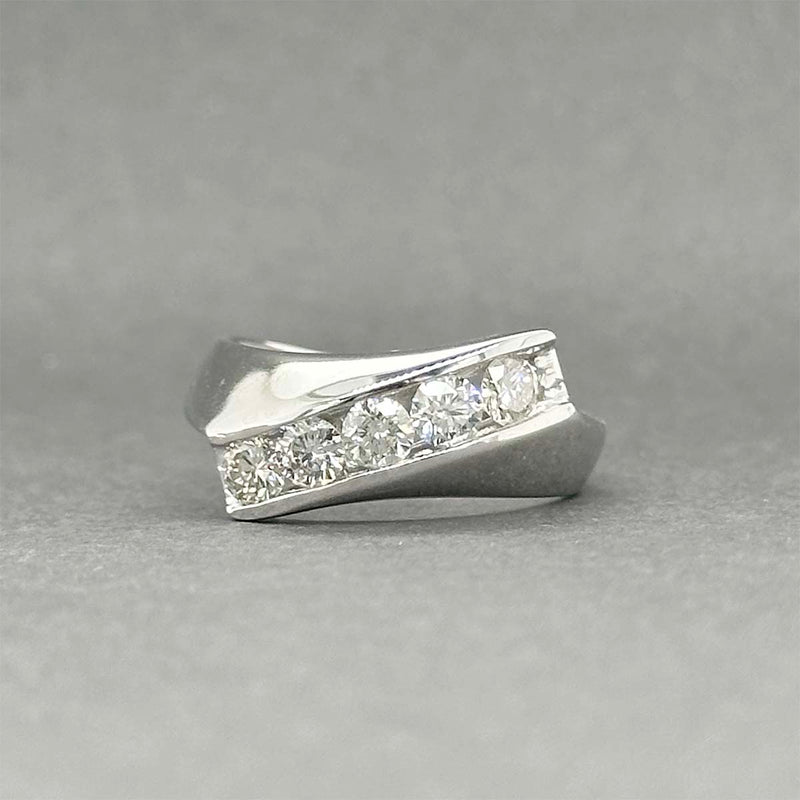 Estate 14K W Gold 0.74ctw J-K/SI2-I1 Diamond Ring