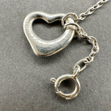 Estate Tiffany & Co. SS Open Heart Bracelet