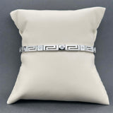 Estate 18K W Gold 0.28ctw H-I/SI1-2 Diamond Bracelet