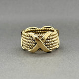 Estate Tiffany & Co. Schlumberger 18K Y Gold 6 Row Rope Ring