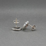 Estate Tiffany & Co. SS Heart Stud Earrings