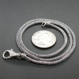 Estate SS 2.63mm 18” Woven Wheat Chain