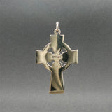 Estate 9K Y Gold Celtic Cross Pendant