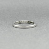 Estate Platinum 0.19ctw H/SI1 Diamond Anniversary Ring